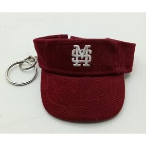 Vintage Mississippi State Bulldogs Mini Visor Key Chain